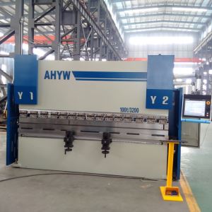 Hydrid CNC tekan brek 100Ton3m