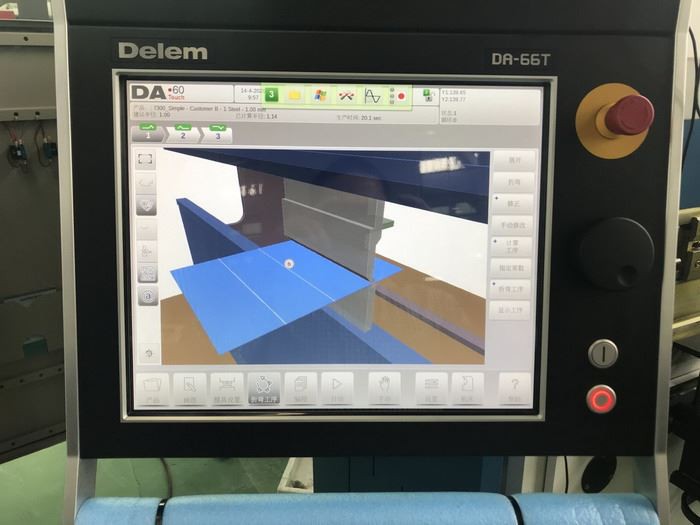 optional DELEM DA66T 2D 6 axis  small press brakes Yawei china AHYW factory